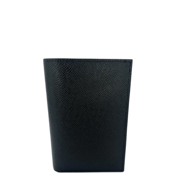 Louis Vuitton Black Taiga Leather Passport Holder - PRE OWNED