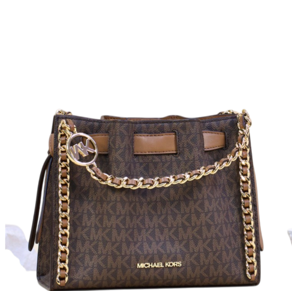 Michael Kors Mina Crossbody Bag- Brown
