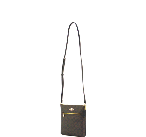 Coach Mini Rowan File - Walnut/Black