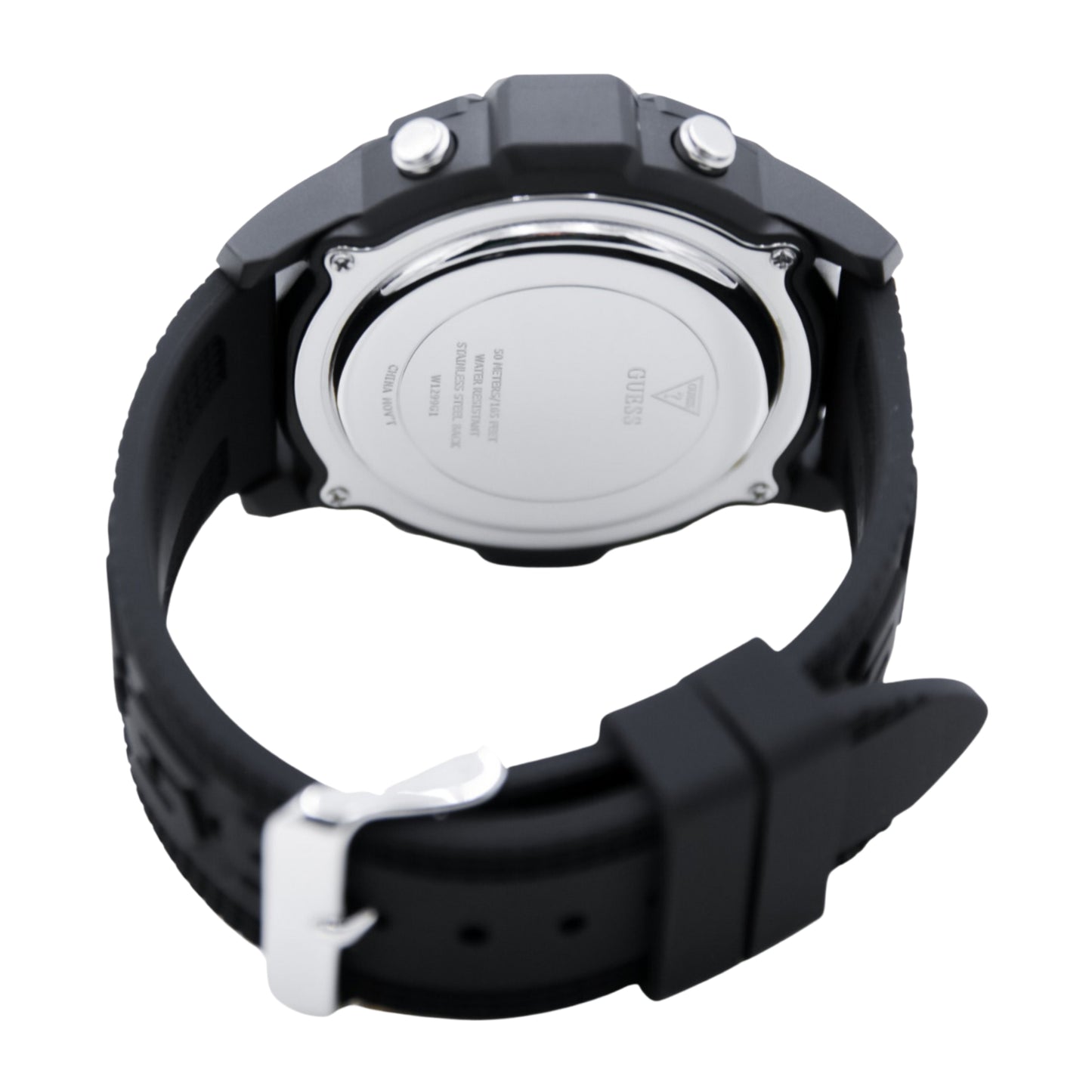 Guess Charge Men's Alarm Black Digital Dial Quartz Watch - W1299G1 - 91661507069