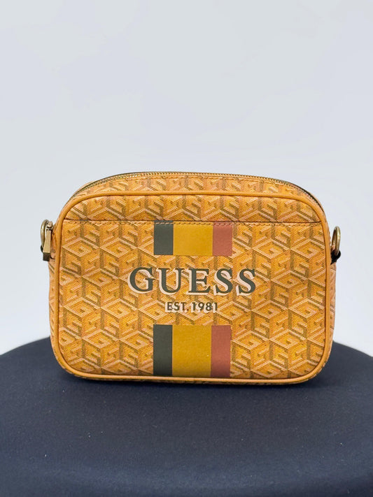 Guess Vikky Crossbody Bag- Orange