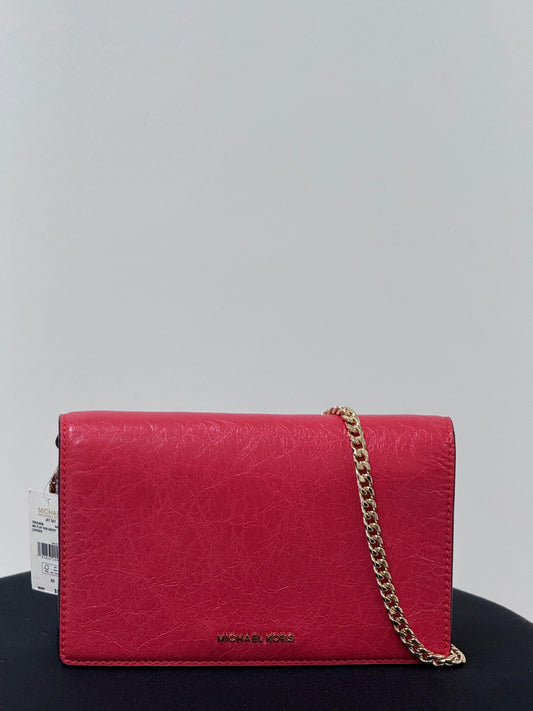 Michael Kors Medium Flap Crossbody Chain - Burnt Sienna