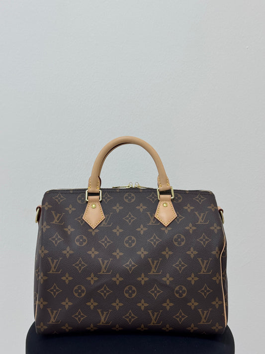 Louis Vuitton Monogram Speedy Handbag Brown - Brandnew