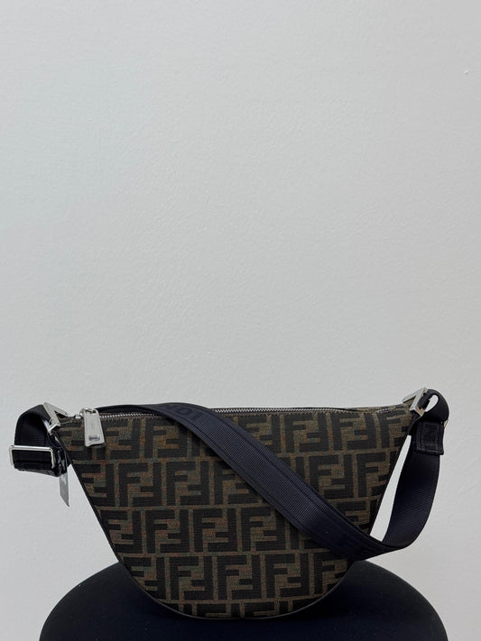 Fendi Jacquard  Crossbody - Brown
