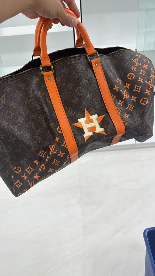 Louis Vuitton Duffle Bag- Brown/ Multi