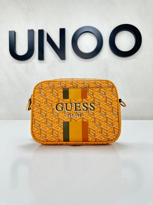 Guess Vikky Crossbody Bag- Orange