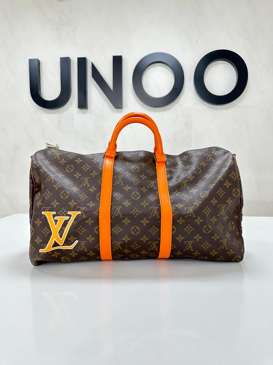 Louis Vuitton Duffle Bag- Brown/ Multi