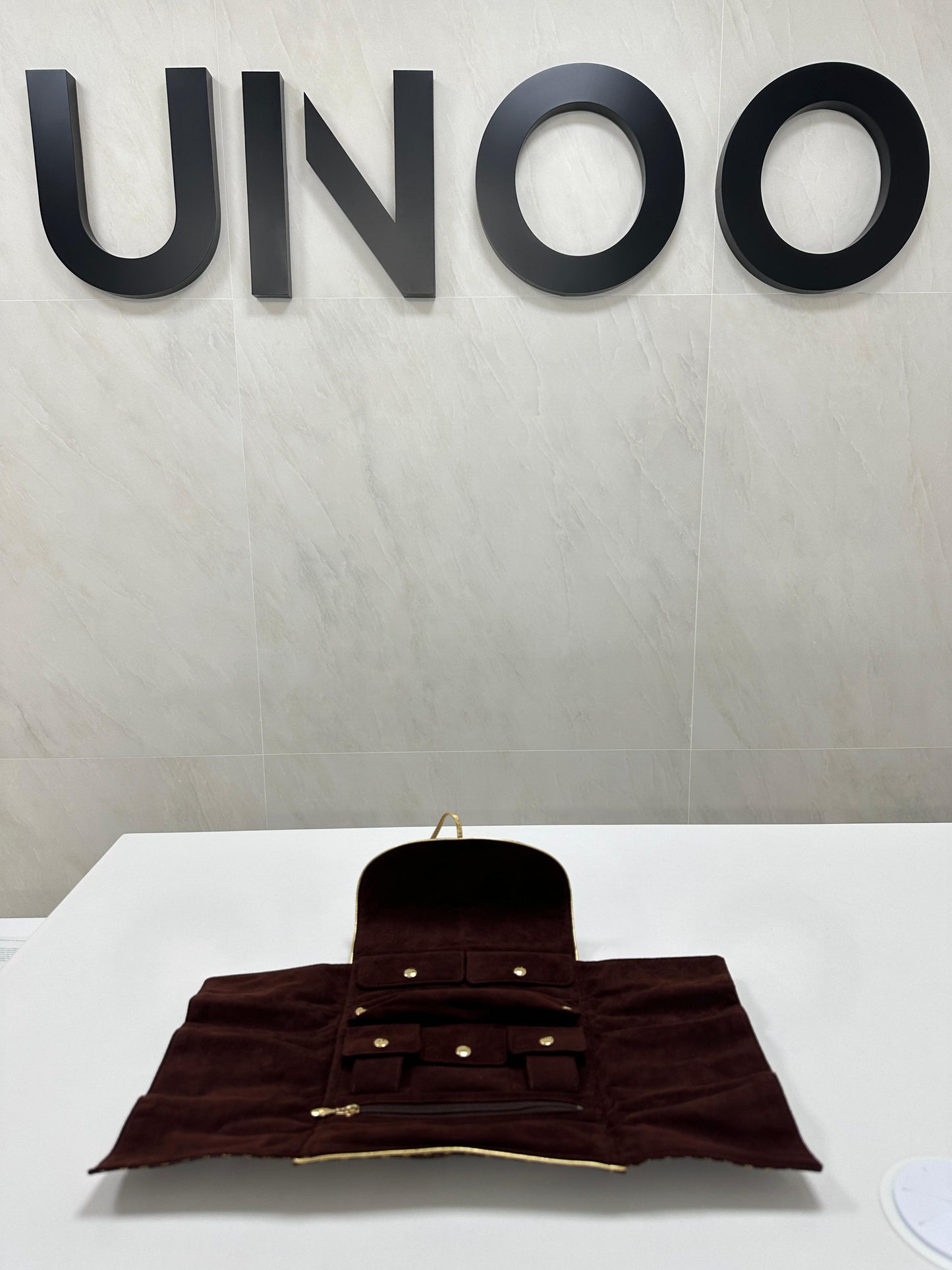 Louis Vuitton Mini Monogram Satin Jewelry Roll Wrap - PRE OWNED