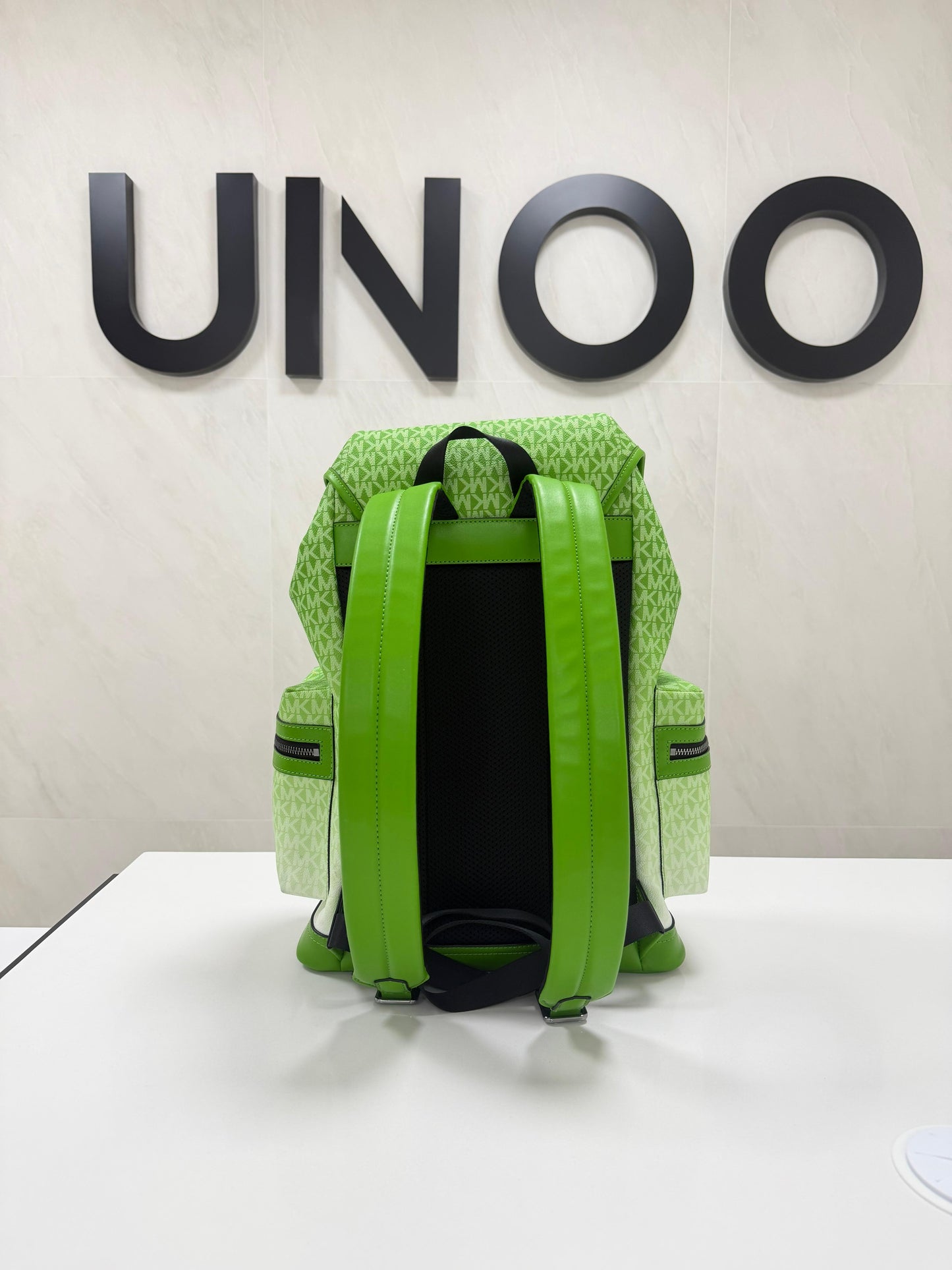 Michael Kors Cooper Ombré Logo Utility Backpack- Jungle Green