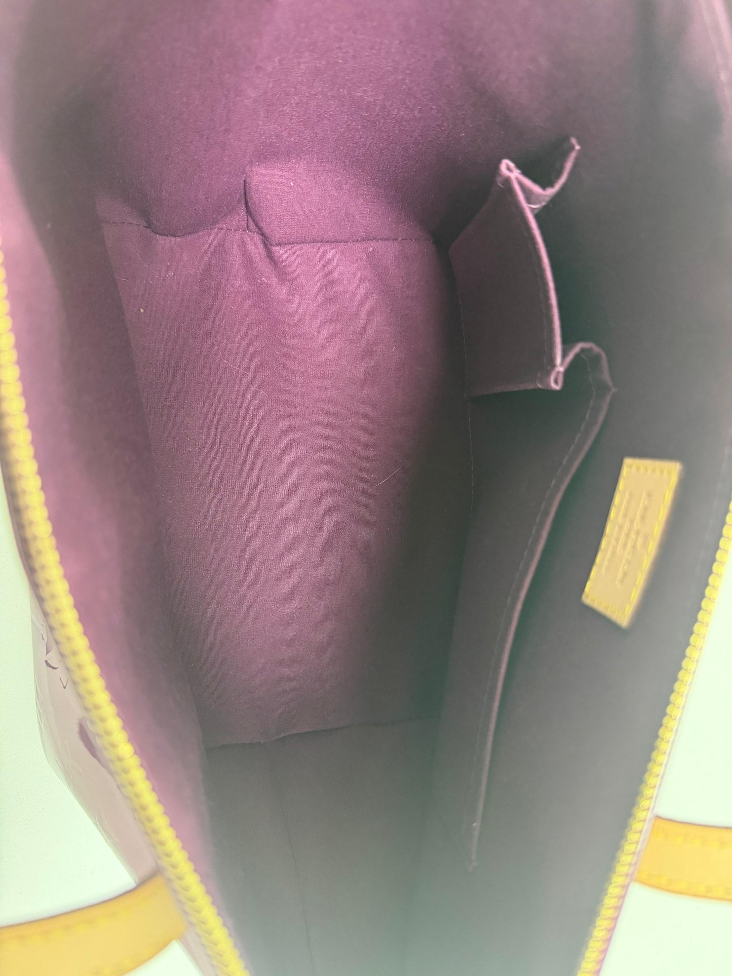 Louis Vuitton Violette Monogram Vernis Bellevue PM Bag - PRE OWNED