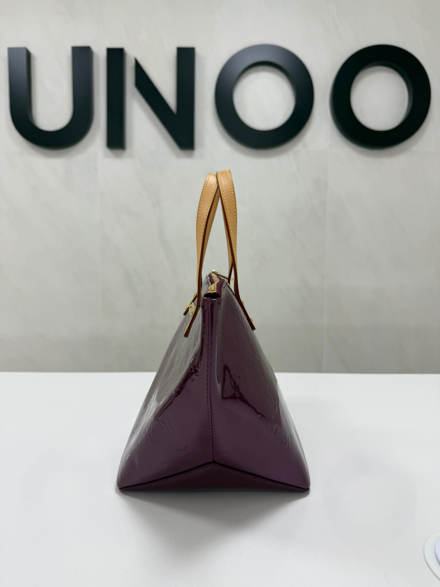 Louis Vuitton Violette Monogram Vernis Bellevue PM Bag - PRE OWNED