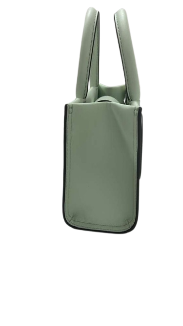 Tory Burch Mini Ella Leather Tote Bag – Green – Double T Logo Handbag New W/O Tags