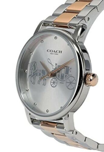 Coach Ladies Grand Carriage Two-Tone Watch 14503738 $195