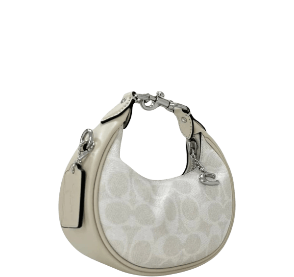 Coach Jonie Bag In Signature Canvas -Silver/White Chalk – additional photo 2