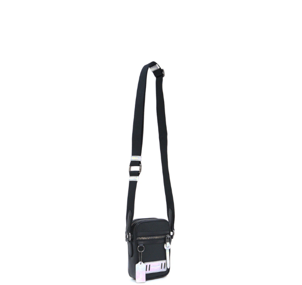 Coach Men's Black Shoulder Terrain Reflective Crossbody Bag - Black – additional photo 2
