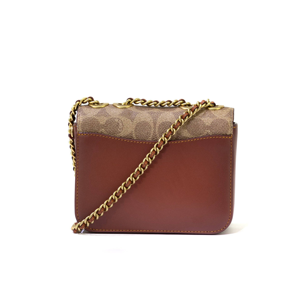 Coach Women's Coated Canvas Signature Madison Shoulder Bag - Tan Rust – additional photo 4