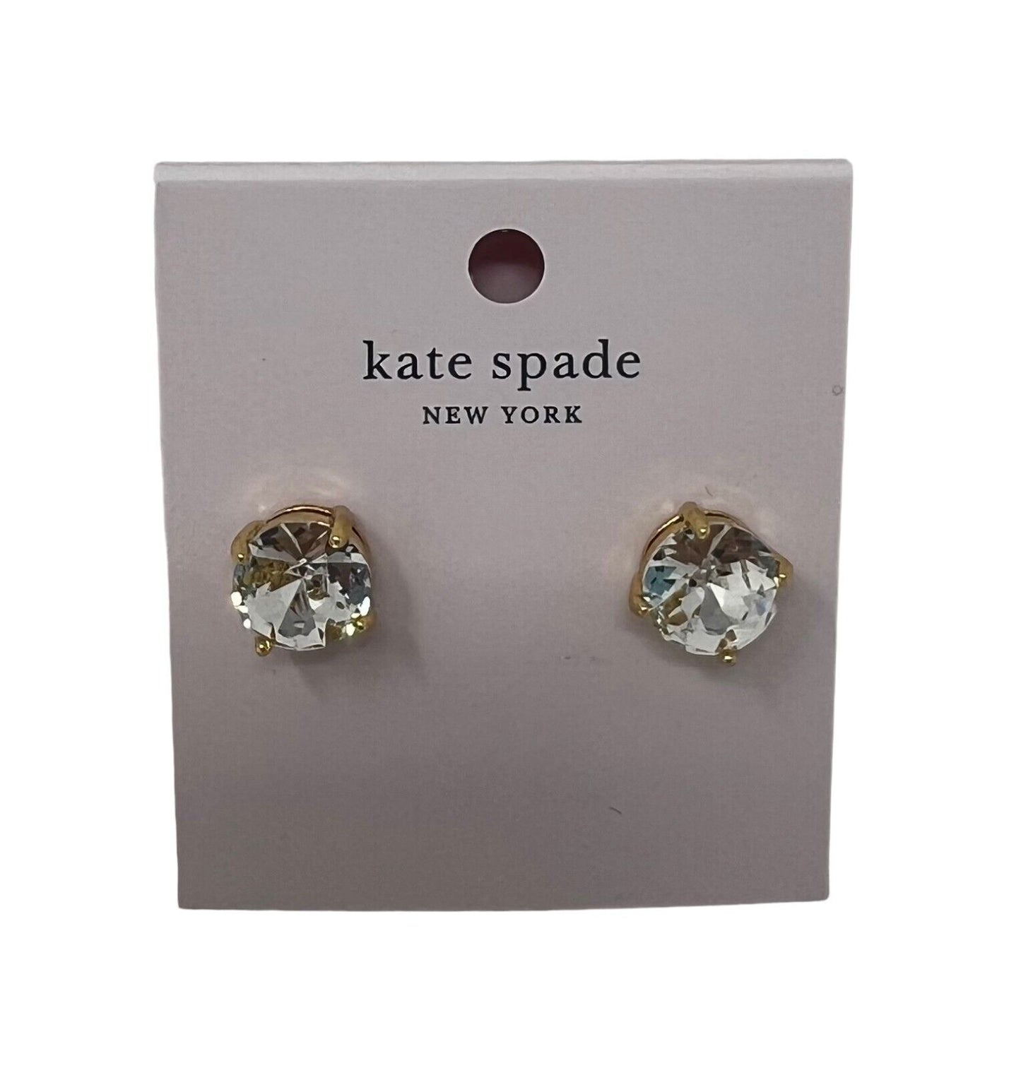 Kate Spade GumDrop Clear Studs Earrings O0RU0666