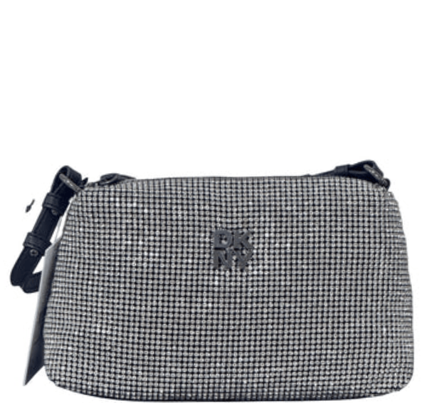 DKNY Remy Small Crystal Shoulder Bag- Clear