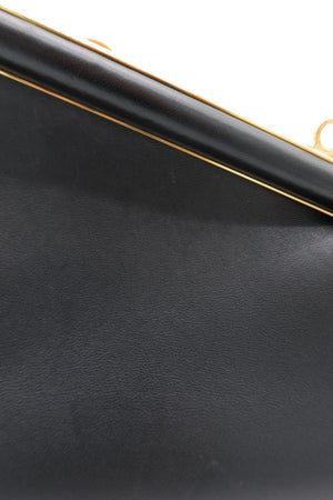 Fendi First Small Leather Clutch Bag Black – additional photo 11