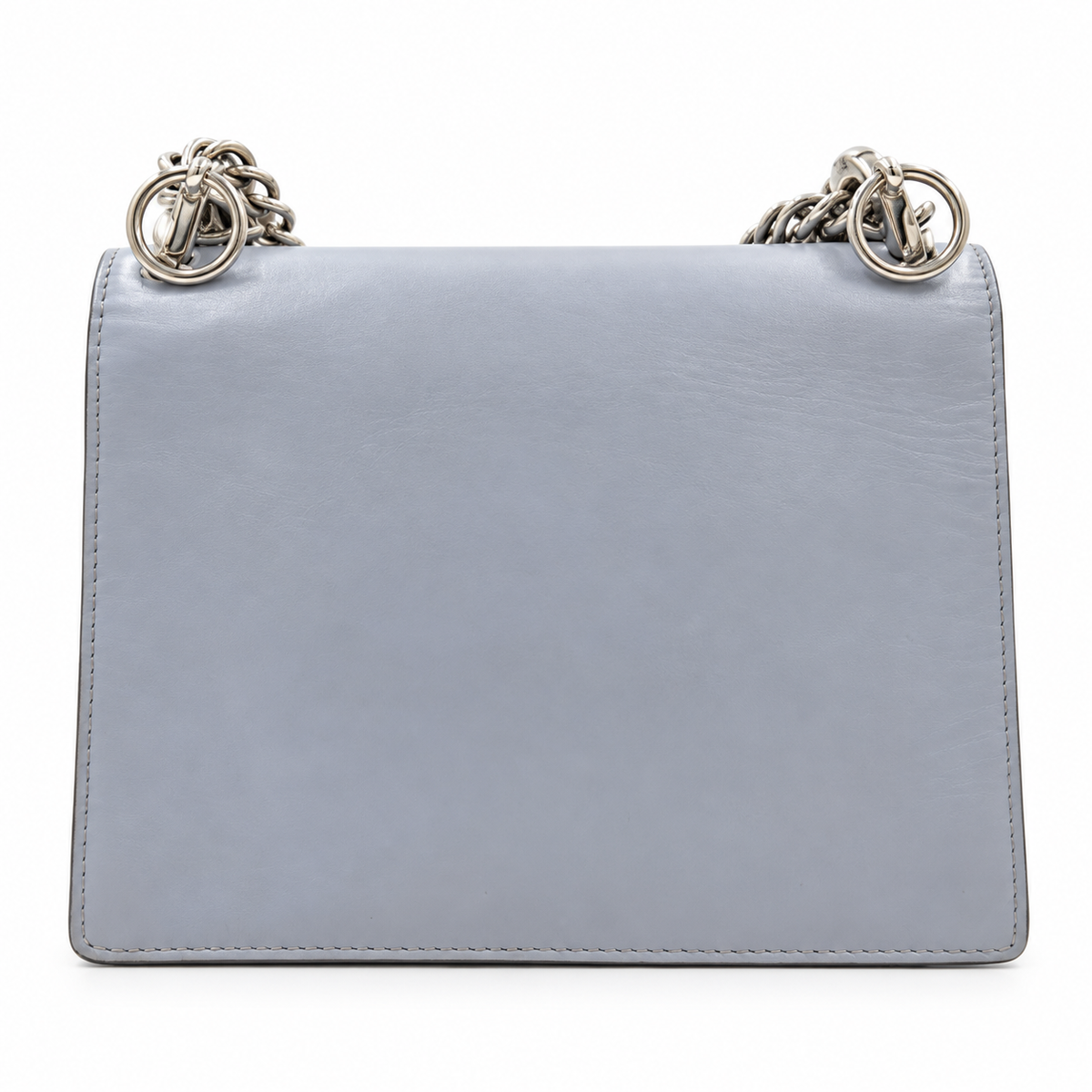 Fendi Kan I Leather Shoulder Bag – Light Blue – additional photo 2