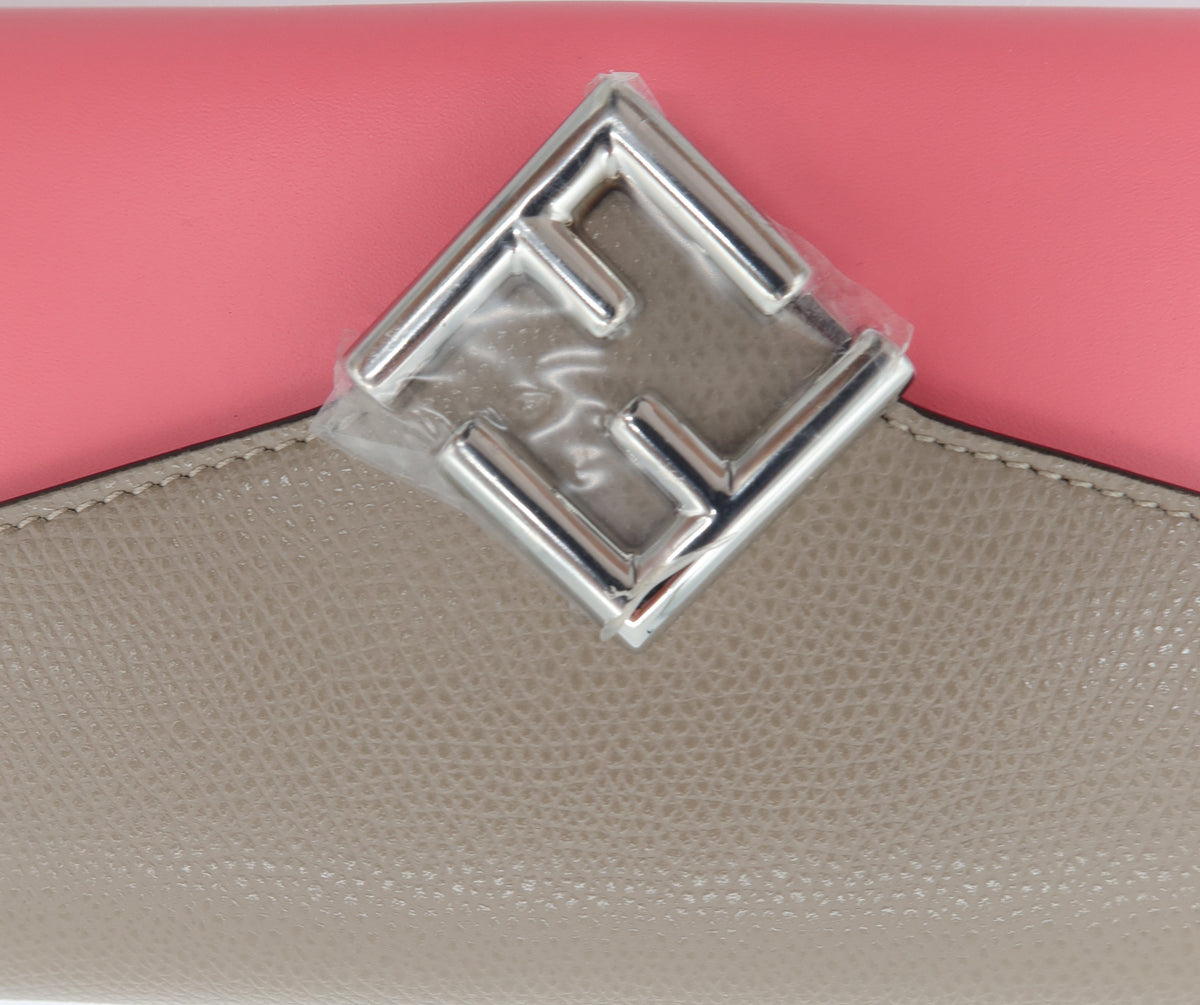 Fendi Pink Dalia/Tortora Leather Continental Wallet – additional photo 6