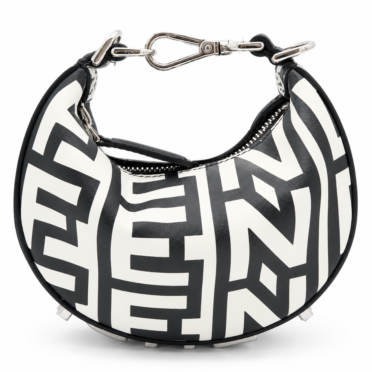 Fendi X Marc Jacobs Nano Fendigraphy Charm Bag - White/Black