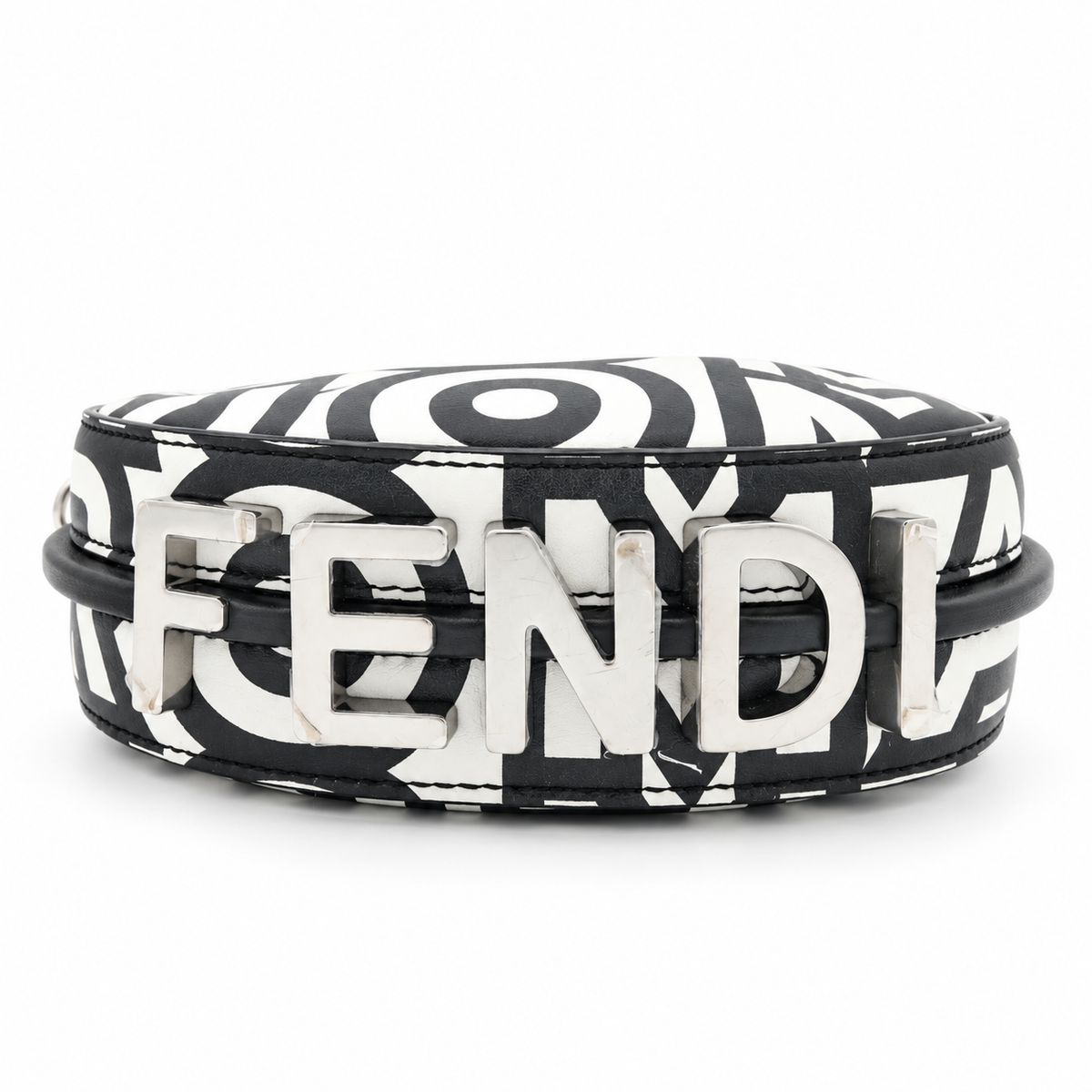 Fendi X Marc Jacobs Nano Fendigraphy Charm Bag - White/Black – additional photo 5