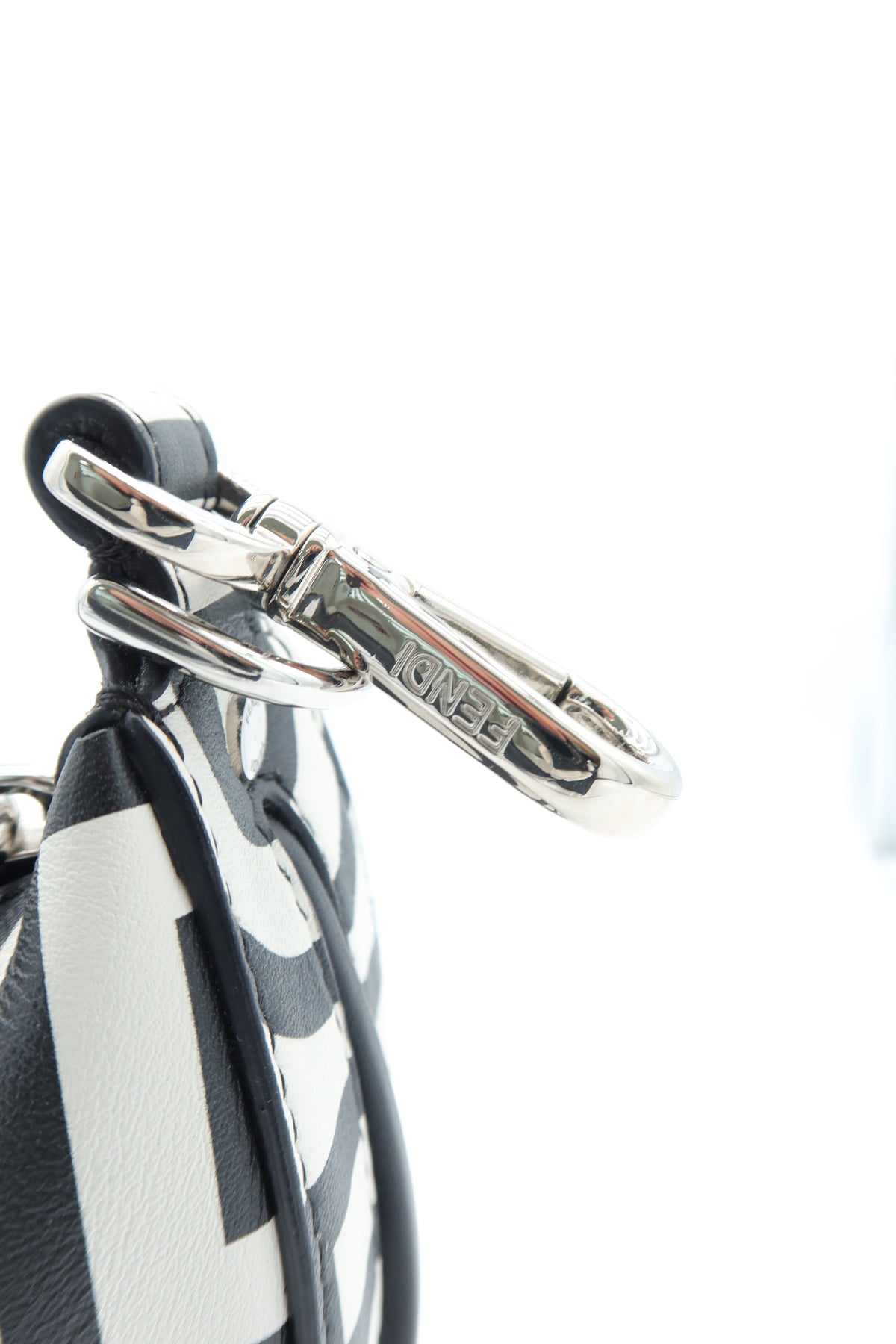 Fendi X Marc Jacobs Nano Fendigraphy Charm Bag - White/Black – additional photo 7
