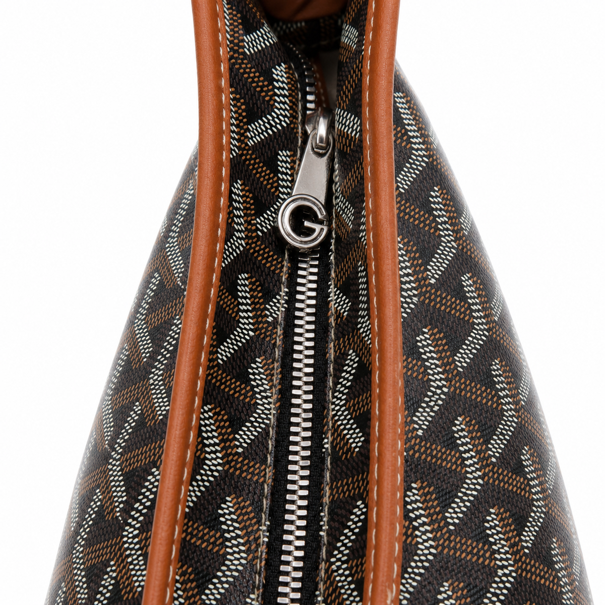 Goyard Black & Brown Hobo Shoulder Bag with Matching Pouch – Excellent Pre-Loved Condition – additional photo 6