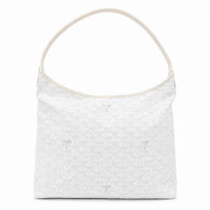 Goyard White Hobo Shoulder Bag with Matching Pouch – Good Pre-Owned Condition – additional photo 2