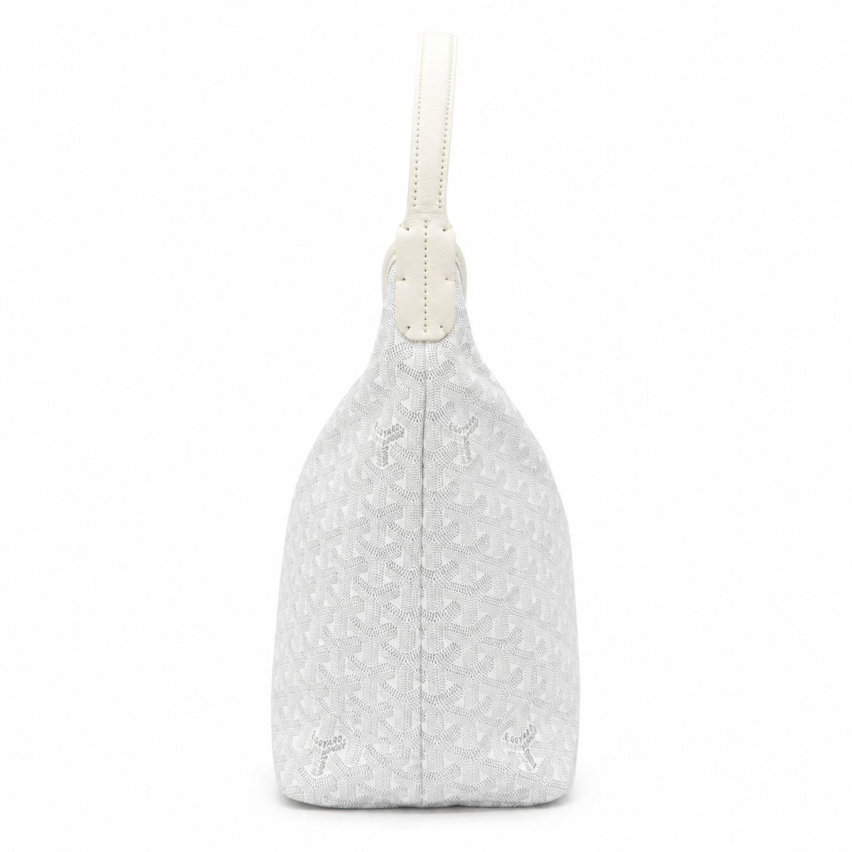 Goyard White Hobo Shoulder Bag with Matching Pouch – Good Pre-Owned Condition – additional photo 3