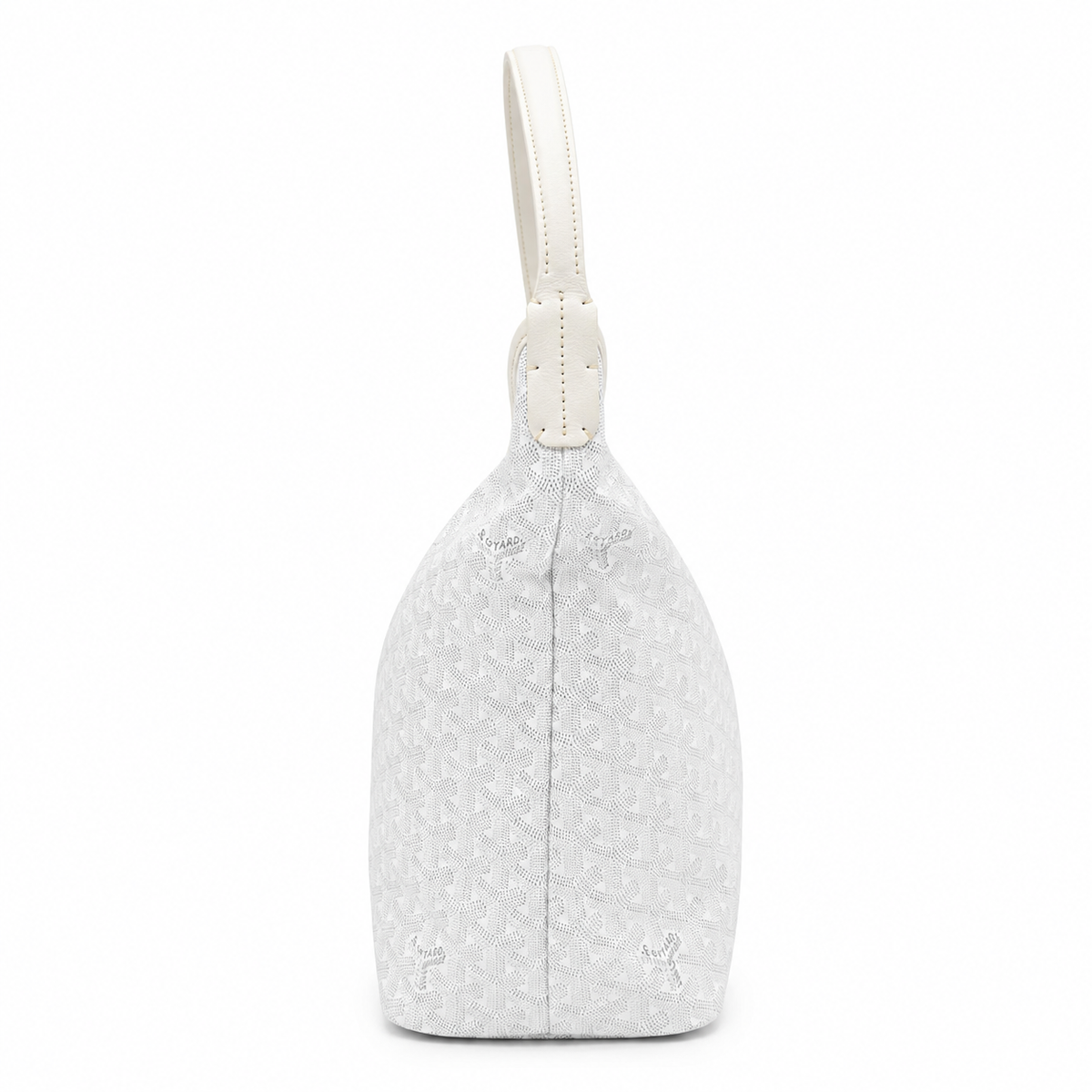 Goyard White Hobo Shoulder Bag with Matching Pouch – Good Pre-Owned Condition – additional photo 4