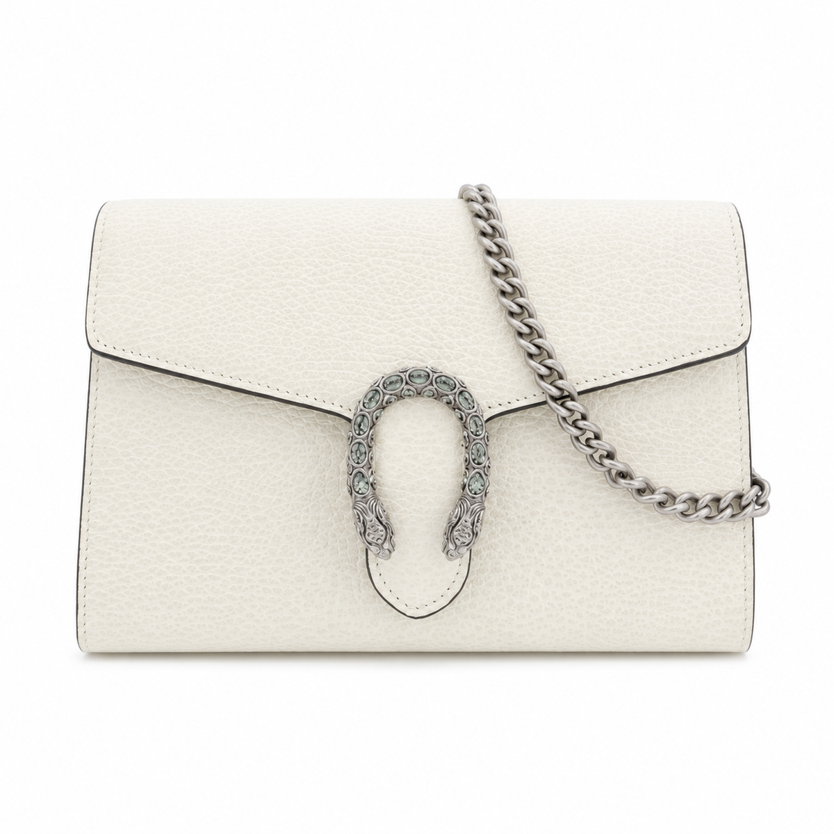 Gucci Dionysus Ivory Leather Chain Shoulder Bag