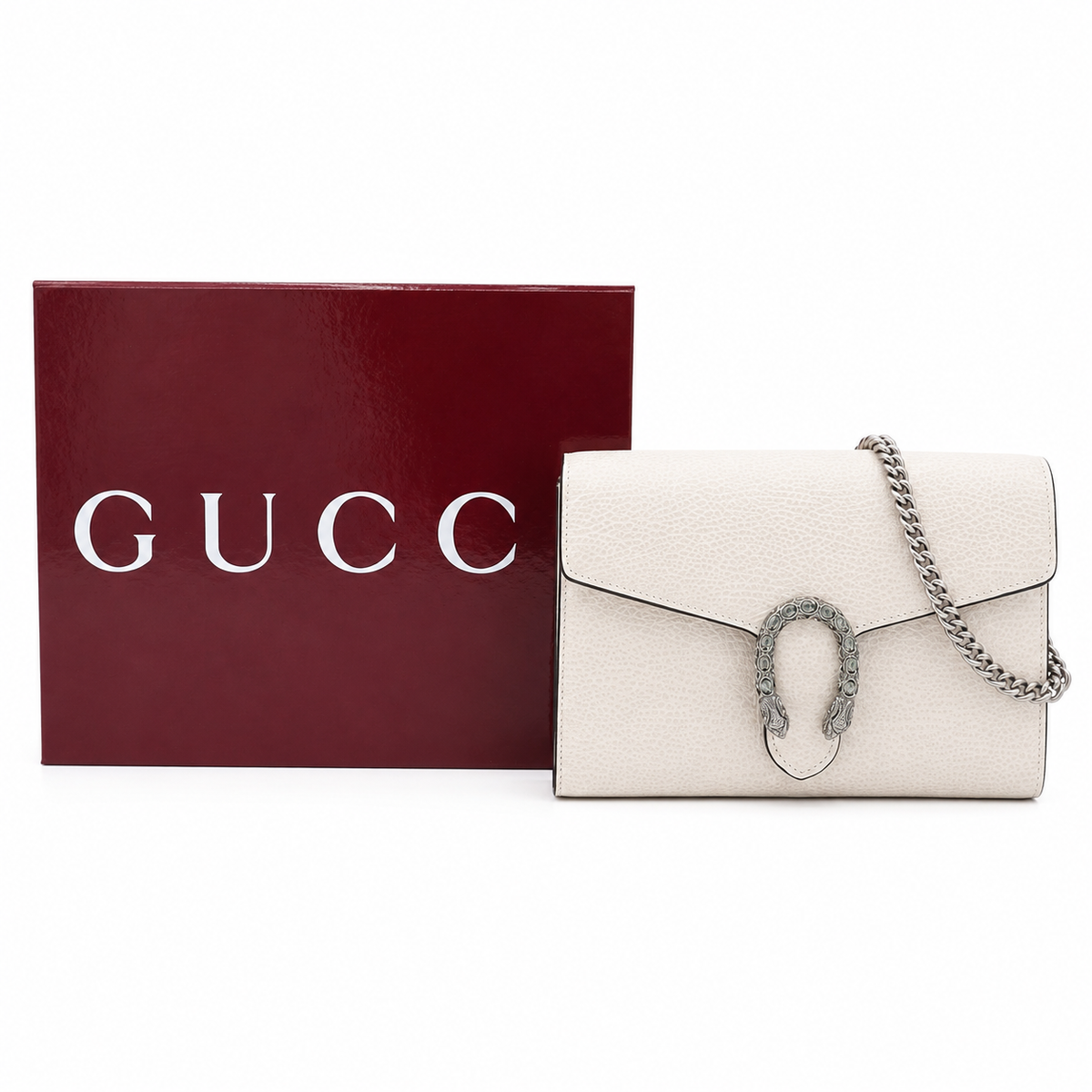 Gucci Dionysus Ivory Leather Chain Shoulder Bag – additional photo 2