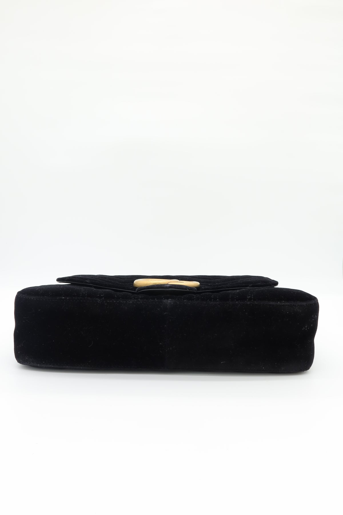 Gucci GG Marmont Medium Black Velvet Matelasse Shoulder Bag Chain Strap – additional photo 10