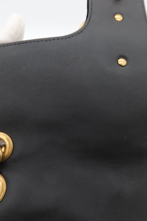 Gucci GG Marmont Medium Black Velvet Matelasse Shoulder Bag Chain Strap – additional photo 15