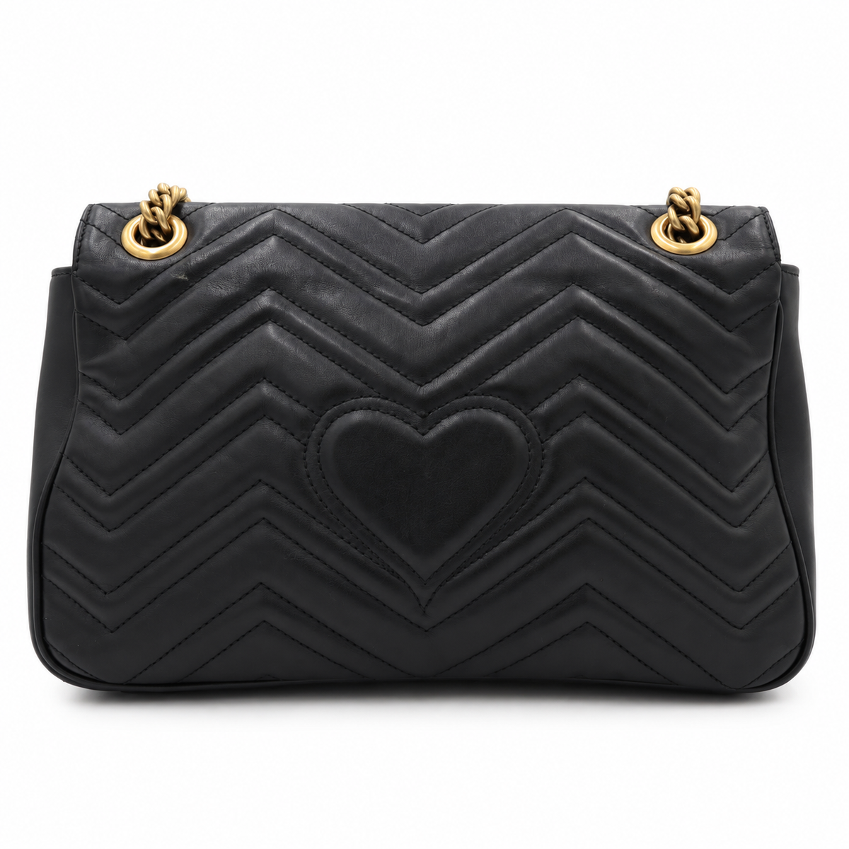 Gucci GG Marmont Medium Matelassé Calfskin Shoulder Bag – Black – additional photo 2