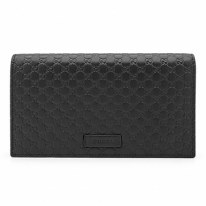 GUCCI Guccissima Black Long Leather Wallet – additional photo 2