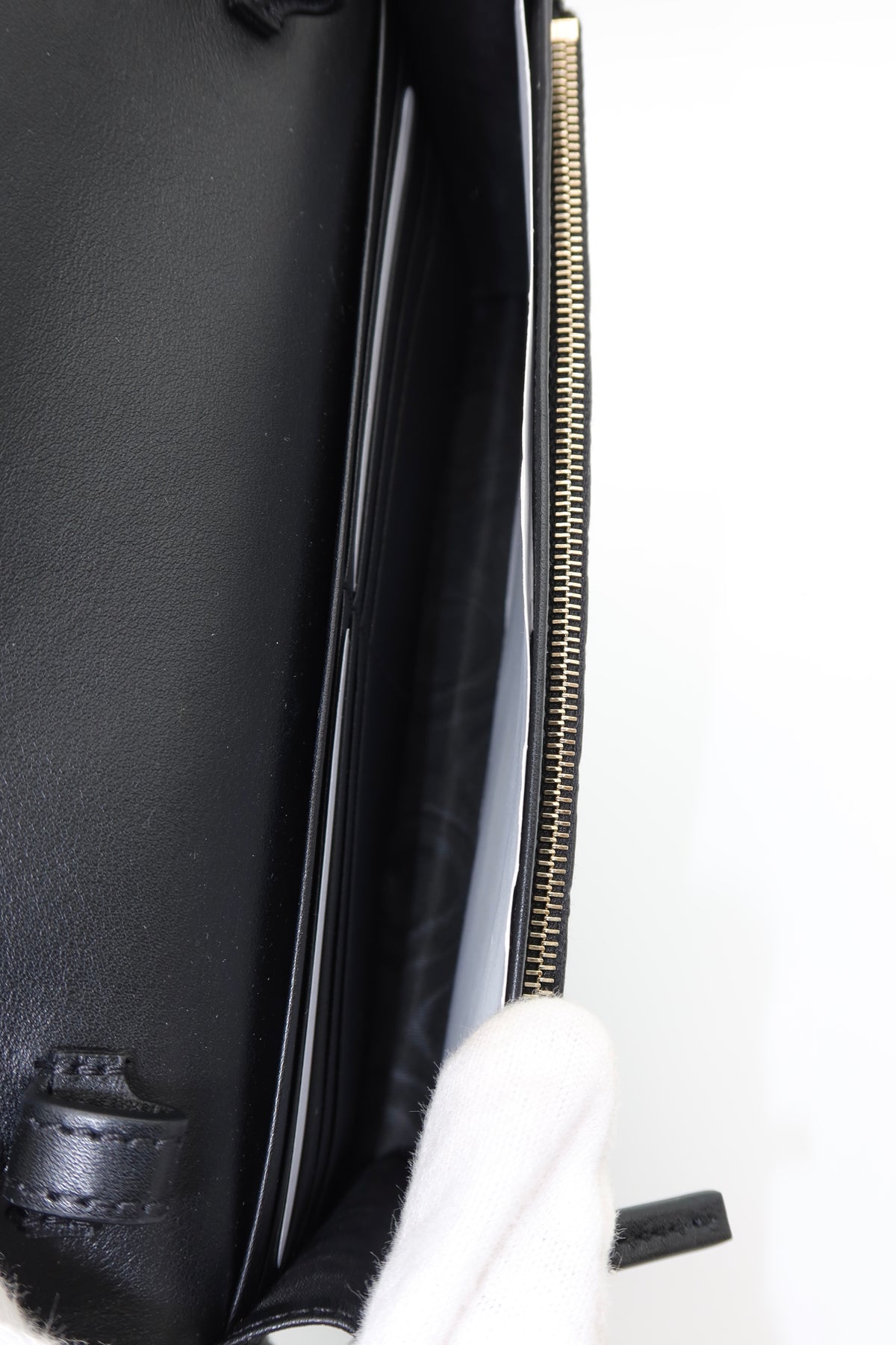 GUCCI Guccissima Black Long Leather Wallet – additional photo 7