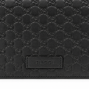 GUCCI Guccissima Black Long Leather Wallet – additional photo 8