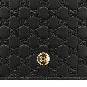 GUCCI Guccissima Black Long Leather Wallet – additional photo 9