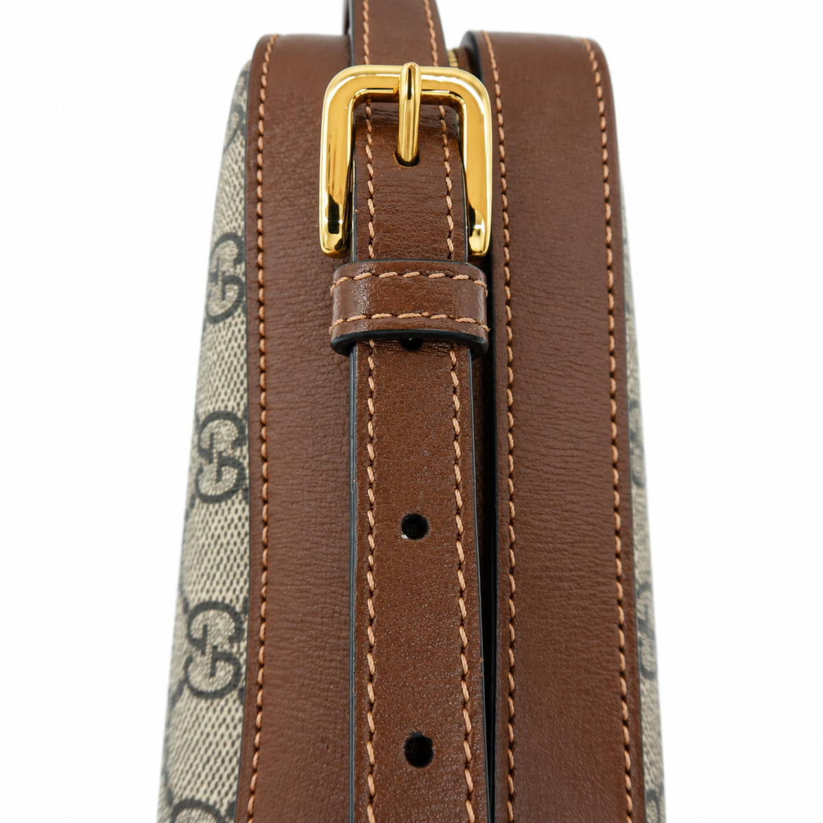 Gucci Horsebit 1955 Small GG Supreme Brown Shoulder Bag – additional photo 12