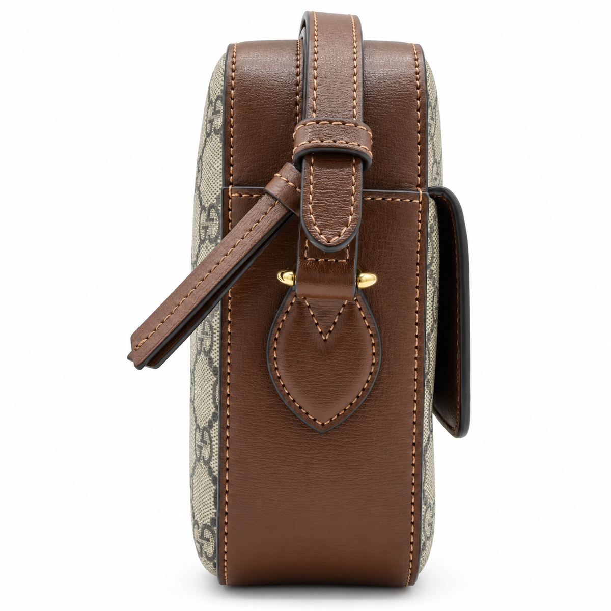 Gucci Horsebit 1955 Small GG Supreme Brown Shoulder Bag – additional photo 3