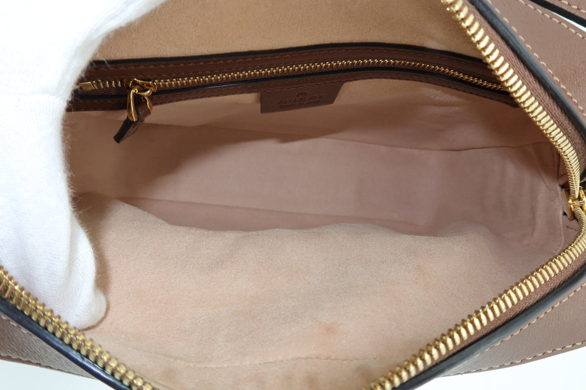 Gucci Horsebit 1955 Small GG Supreme Brown Shoulder Bag – additional photo 7