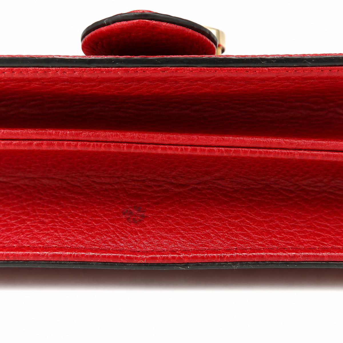 Gucci Interlocking G Dollar Calfskin Shoulder Bag – Red – additional photo 8