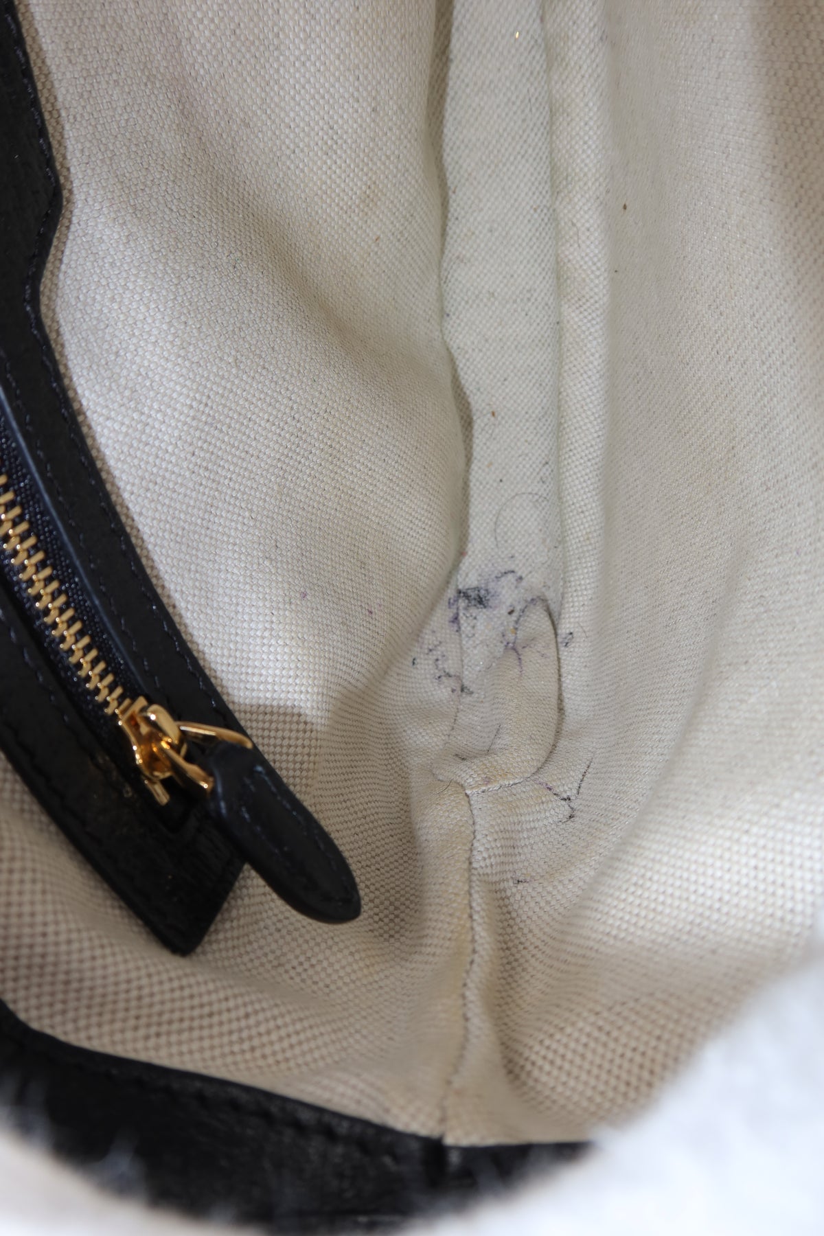 Gucci Jackie 1961 Small Shoulder Bag in Black GG Denim & Leather with Gold-Tone Hardware – additional photo 13