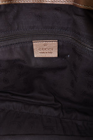 Gucci Sukey Medium Guccissima Bronze Leather Top Handle Bag – additional photo 9