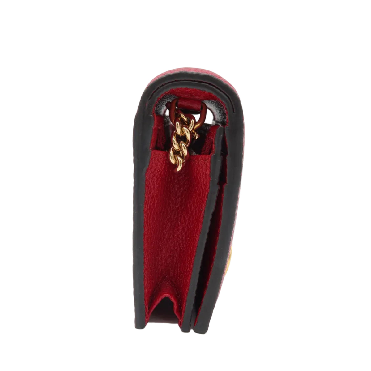 Gucci Zumi Mini Wallet in Red Leather with Gold-Tone Hardware – additional photo 6