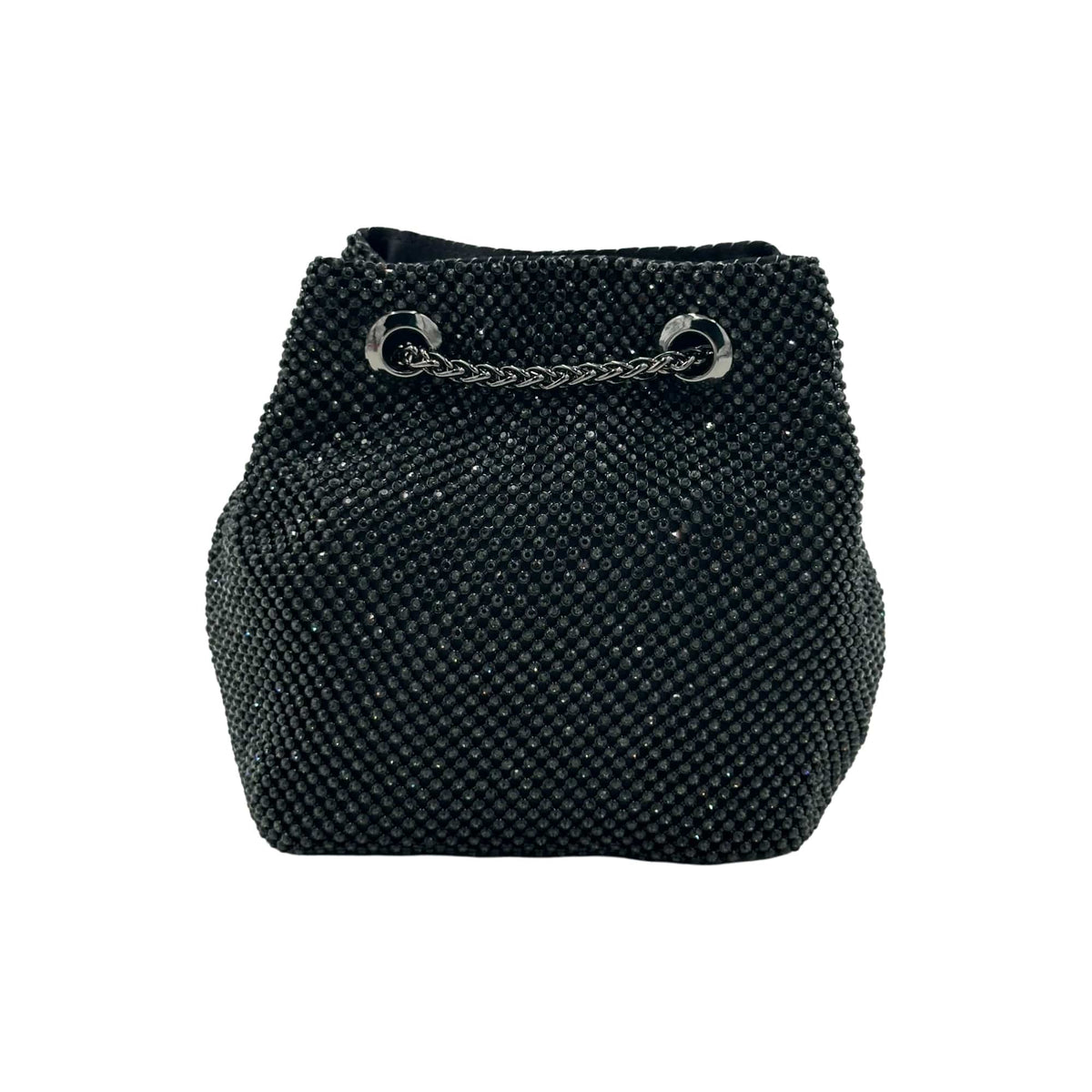 Gues Lua Rhinestone Mini Bucket Bag-Black – additional photo 6