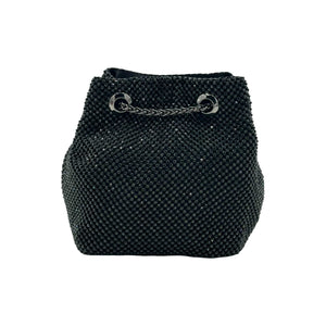 Gues Lua Rhinestone Mini Bucket Bag-Black – additional photo 6